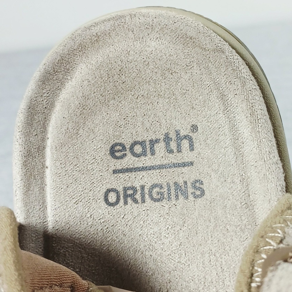 Earth‎ Origins Womens Size 8 Gorpcore Bungee Suede Comfort Walking Sandals Taupe - Picture 7 of 10